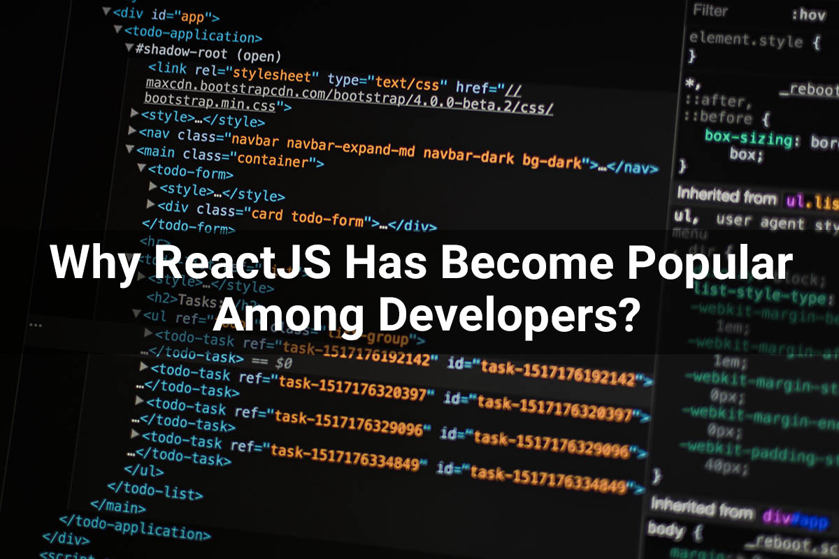 Why ReactJS Has Become Popular Among Developers