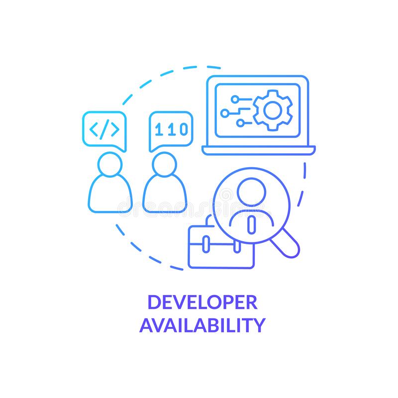 developer-availability-blue-gradient-concept-icon-technical-specialist-programing-language-choice-standard-abstract-idea-thin